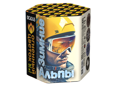 Зимние Альпы Батарея салютов купить в Курске | kursk.salutsklad.ru