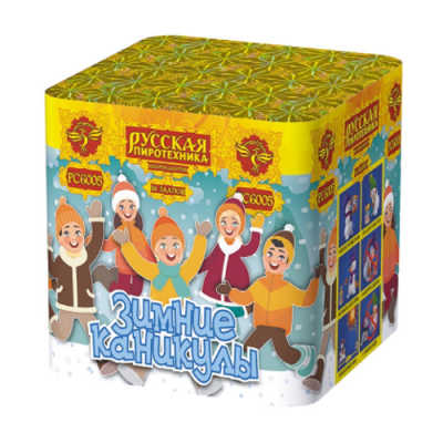 Зимние каникулы 36 Батарея салютов купить в Курске | kursk.salutsklad.ru