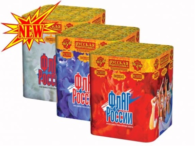 Флаг России Дневной фейерверк купить в Курске | kursk.salutsklad.ru